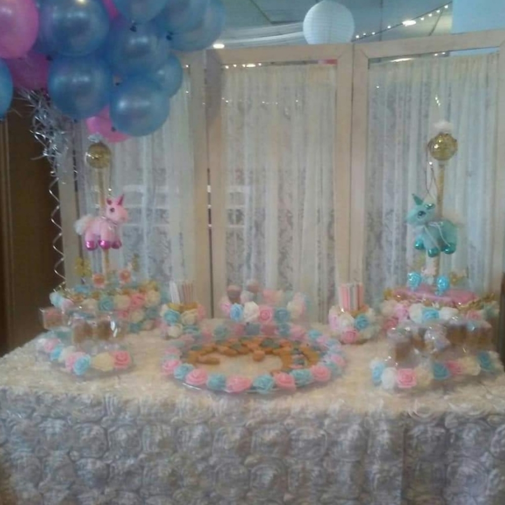 SALE Gender Reveal Baby Shower Decorations Centerpiece Set